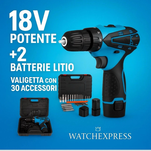 Trapano avvitatore 18v - trapano, a